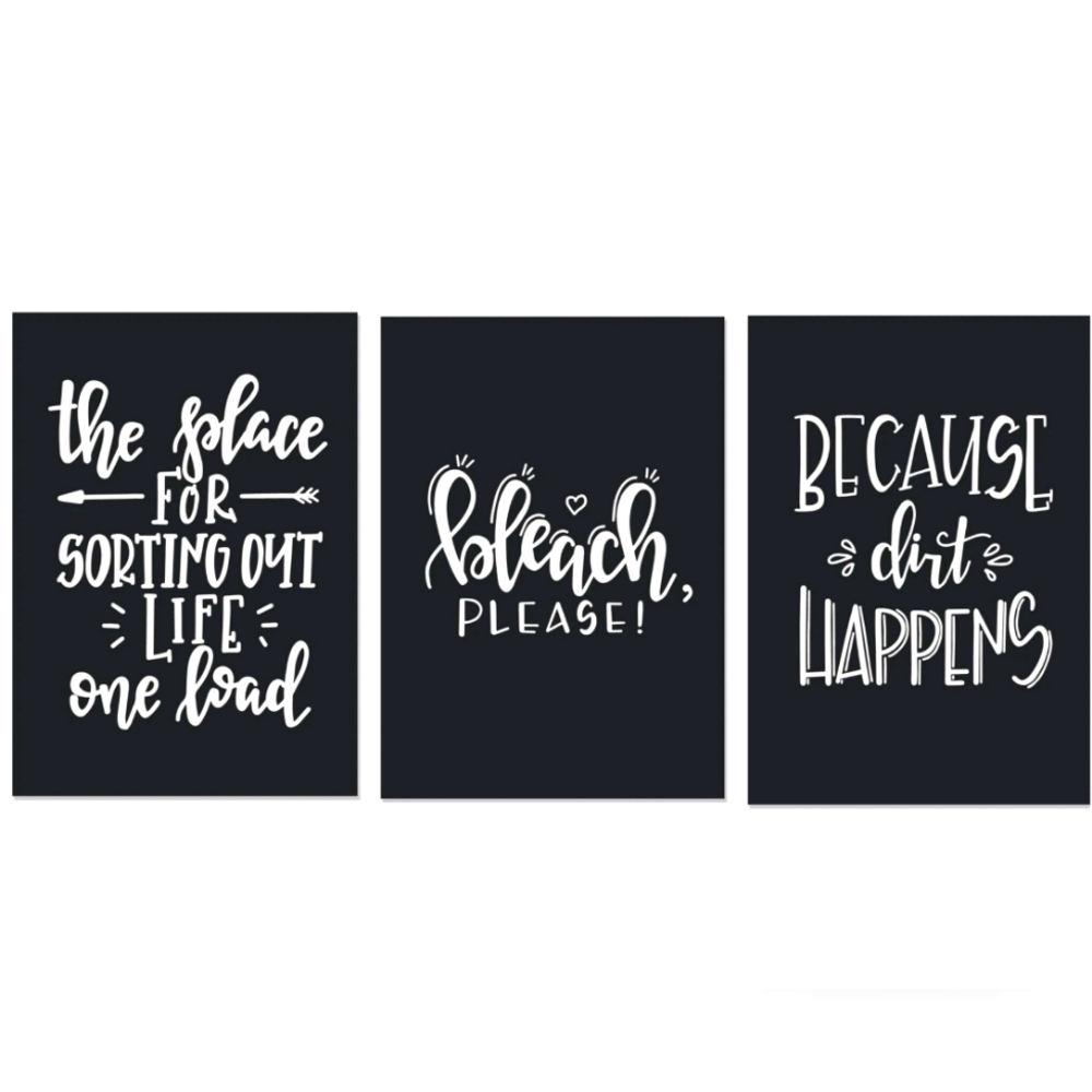 Laundry Themed Posters